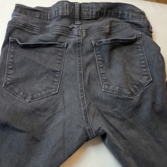 GAP Easy Leggings Black Faded Jeans 30R - Picture 4 of 9